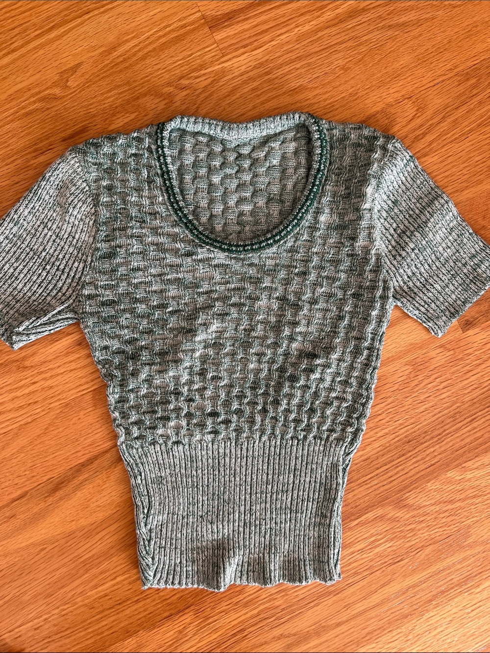 Vintage green top youth 4T